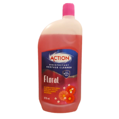 Action Disinfectant Surface Cleaner – Floral- 975ml