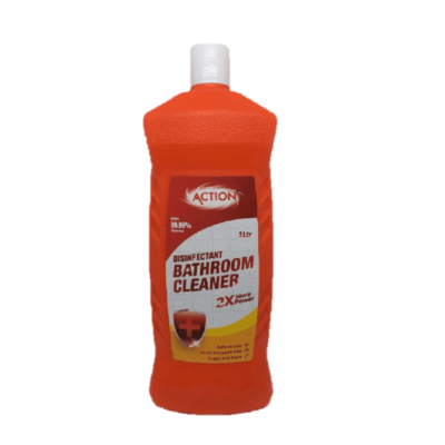 Action Disinfectant Bathroom Cleaner ( Kills 99.9% of Germs ) – 1L