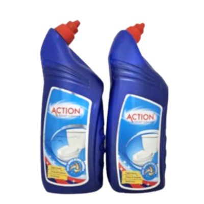 Action Toilet Cleaner (with Triple Action Formula) – 1L (Combo pack)