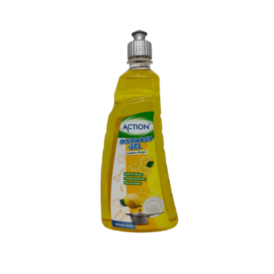 Action Dishwash Gel- Lemon- 750 ML