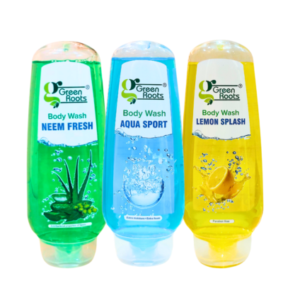 Green Roots Moisturizing Body Wash 250 ml- Pack of 3